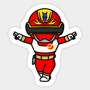 ChangeDragon Super Sentai Chibi Style Kawaii Sticker